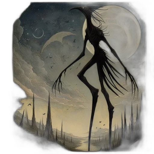 creature, mask, fantasy art, concept art transparent PNG cut-out
