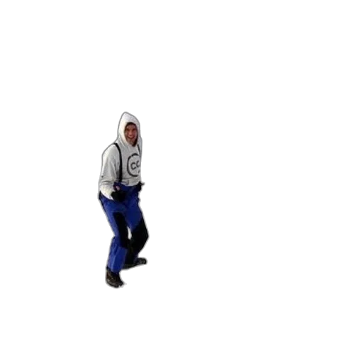 jacket, robot, creature, staff transparent PNG cut-out