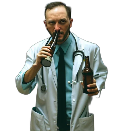 bottle, staff, jacket, food transparent PNG cut-out