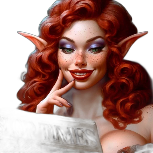 face, fantasy art, concept art, photorealistic transparent PNG cut-out