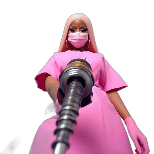 weapon, robot, staff, dress transparent PNG cut-out