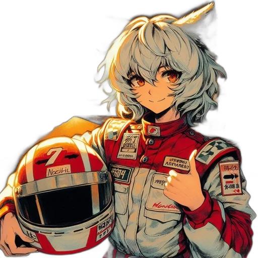 hair, face, jacket, robot transparent PNG cut-out