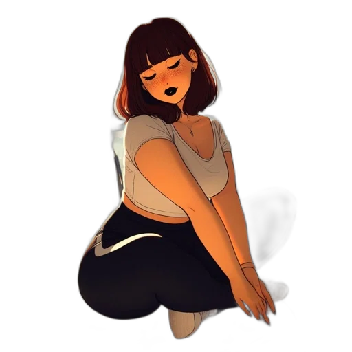 dress, creature, staff, concept art transparent PNG cut-out