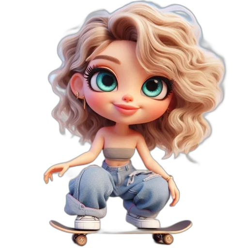 cartoon, concept art, 3d render, fantasy art transparent PNG cut-out