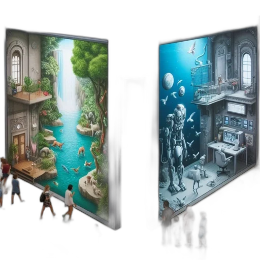 concept art, fantasy art, 3d render, comic book art transparent PNG cut-out