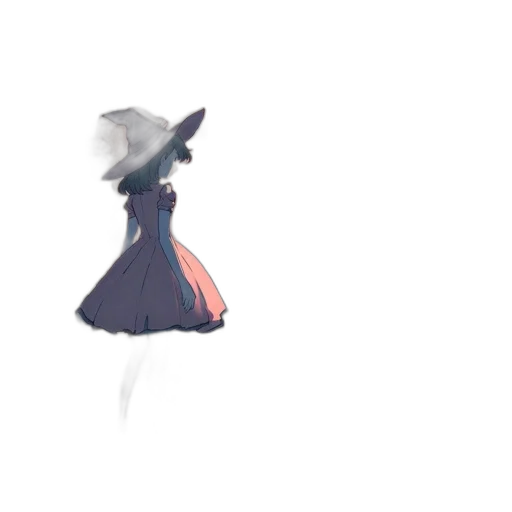 dress, hat, crown, creature transparent PNG cut-out
