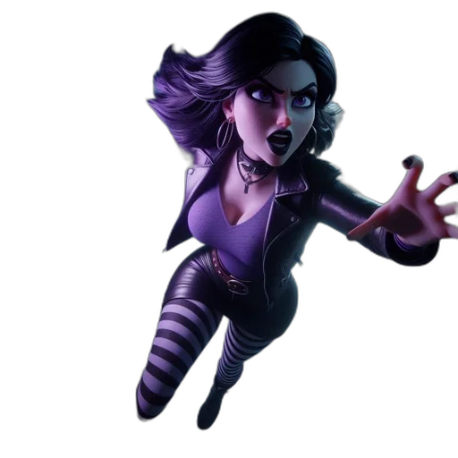concept art, comic book art, fantasy art, 3d render transparent PNG cut-out