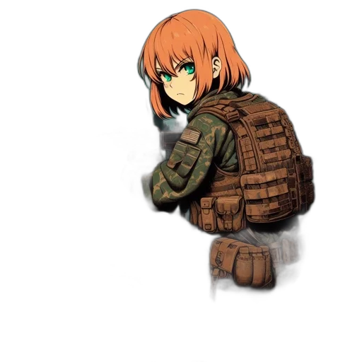 weapon, jacket, animal, creature transparent PNG cut-out