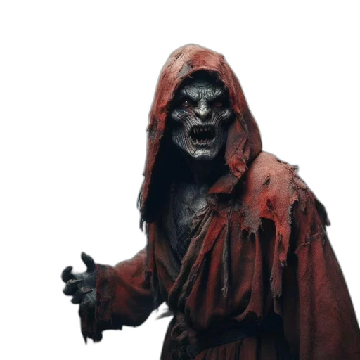 staff, creature, face, jacket transparent PNG cut-out