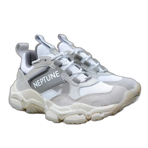 shoes, 3d render, vaporwave, pair transparent PNG cut-out