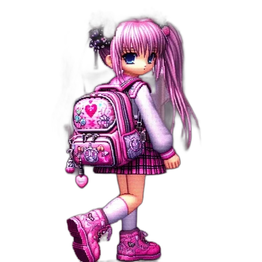 jacket, dress, cartoon, vaporwave transparent PNG cut-out