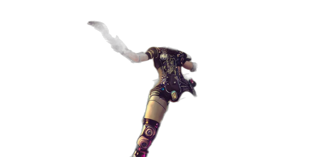 staff, weapon, sword, robot transparent PNG cut-out