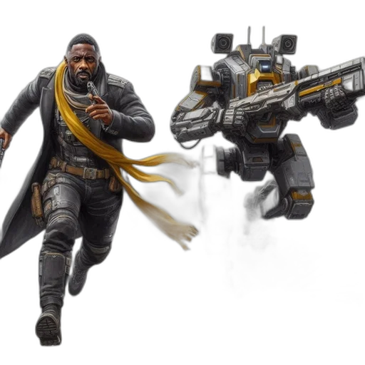 weapon, concept art, fantasy art, cyberpunk transparent PNG cut-out