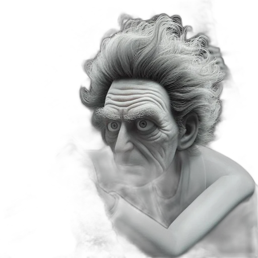 face, mask, creature, hair transparent PNG cut-out