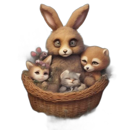 animal, 3d render, concept art, fantasy art transparent PNG cut-out