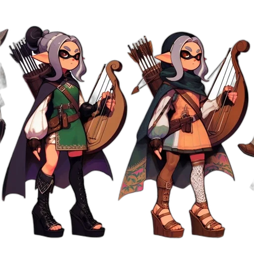 concept art, fantasy art, pixel art, cartoon transparent PNG cut-out