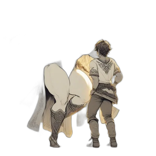 animal, jacket, sword, weapon transparent PNG cut-out