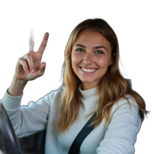 car, face, jacket, staff transparent PNG cut-out