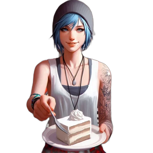 food, face, concept art, pixel art transparent PNG cut-out