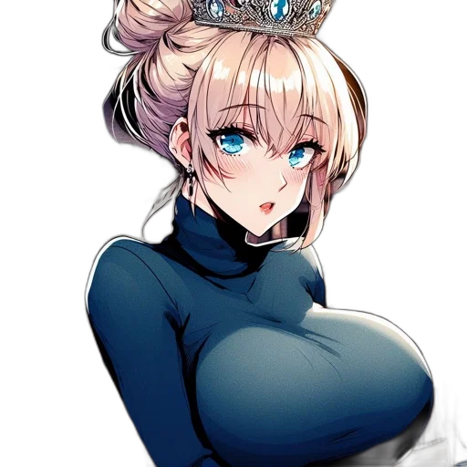 crown, dress, face, dragon transparent PNG cut-out