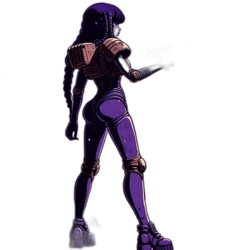 robot, staff, creature, weapon transparent PNG cut-out