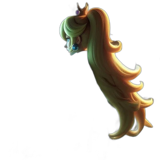 staff, crown, hair, creature transparent PNG cut-out