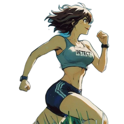 concept art, comic book art, anime, cartoon transparent PNG cut-out