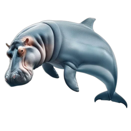 animal, creature, mask, 3d render transparent PNG cut-out