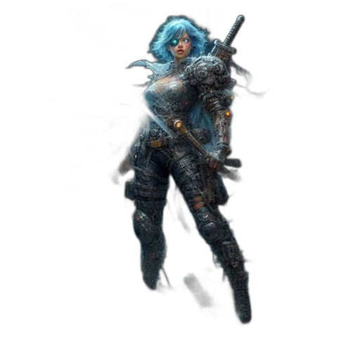staff, weapon, sword, robot transparent PNG cut-out