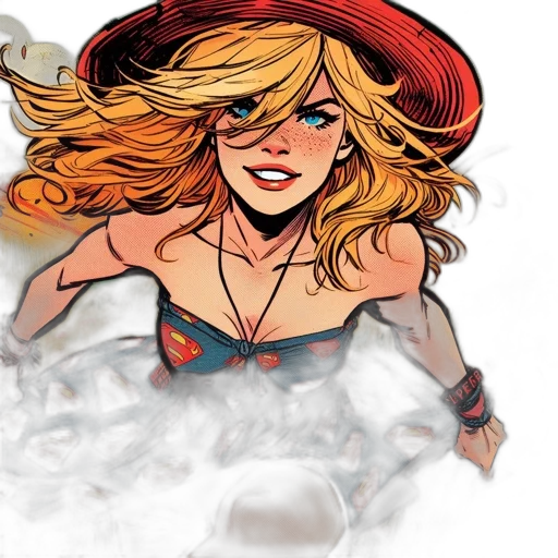 comic book art, concept art, watercolor, cartoon transparent PNG cut-out