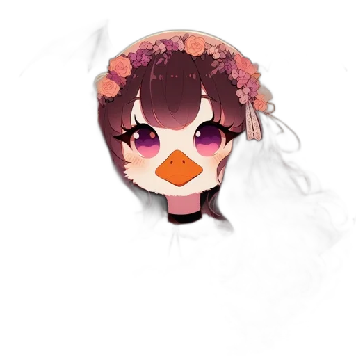 mask, face, crown, flower transparent PNG cut-out