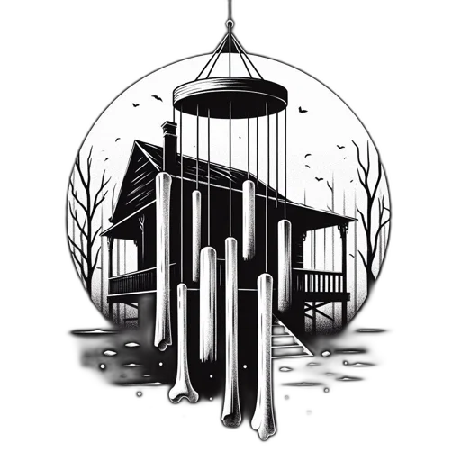 umbrella, furniture, tree, concept art transparent PNG cut-out