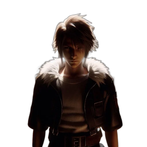 jacket, concept art, comic book art, photorealistic transparent PNG cut-out