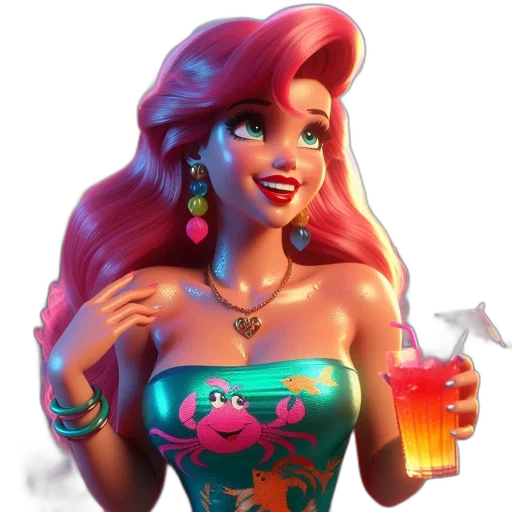 dress, jewelry, fantasy art, concept art transparent PNG cut-out