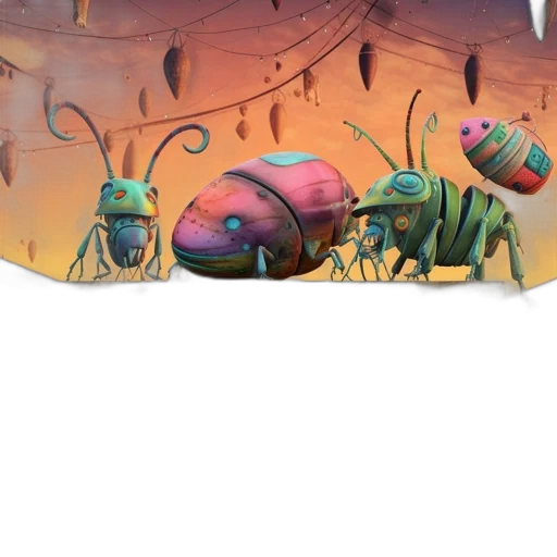 robot, hat, creature, concept art transparent PNG cut-out