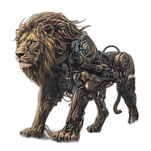 animal, concept art, fantasy art, 3d render transparent PNG cut-out