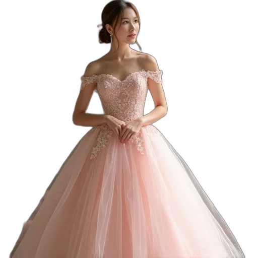 dress, photorealistic, 3d render, concept art transparent PNG cut-out