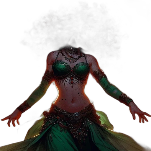 dress, mask, fantasy art, concept art transparent PNG cut-out
