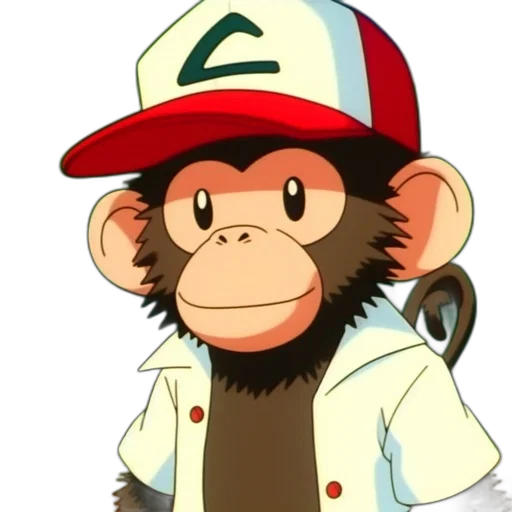 animal, hat, staff, cartoon transparent PNG cut-out