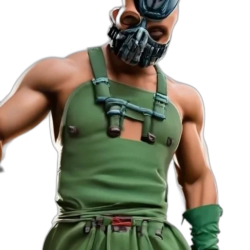 mask, concept art, 3d render, cyberpunk transparent PNG cut-out