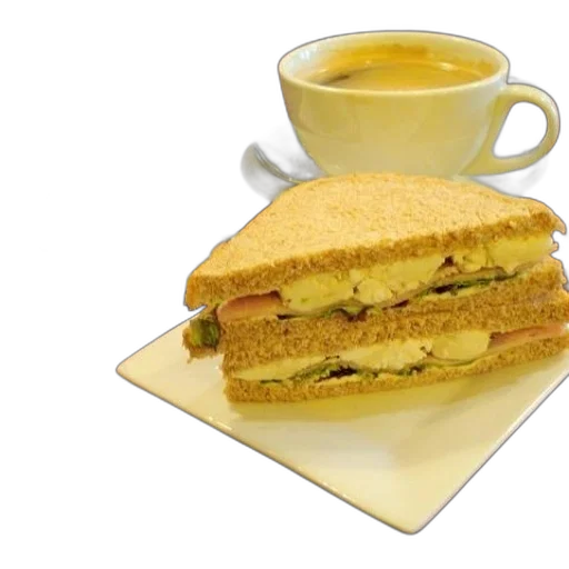 food, photorealistic, 3d render, sandwich transparent PNG cut-out