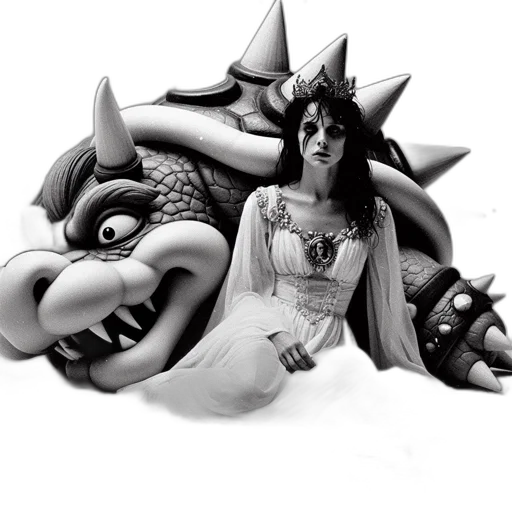 dragon, creature, crown, mask transparent PNG cut-out