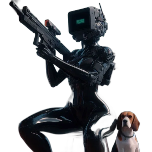 robot, animal, creature, weapon transparent PNG cut-out