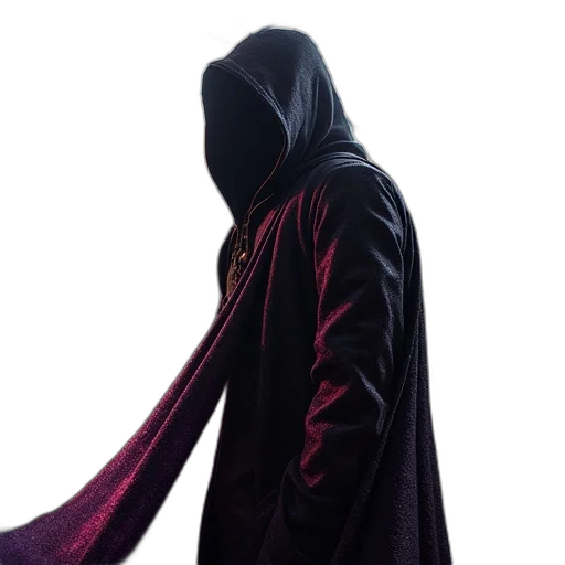 jacket, dress, mask, staff transparent PNG cut-out