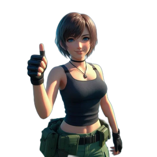 weapon, staff, jacket, concept art transparent PNG cut-out