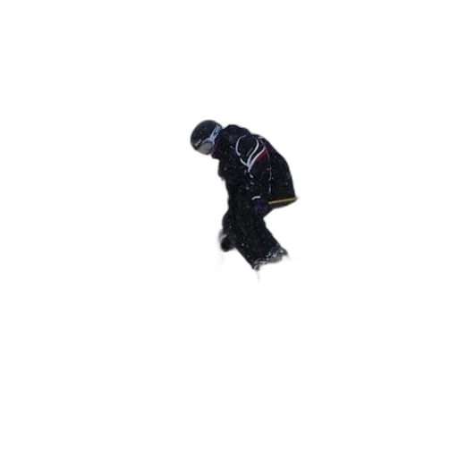 jacket, umbrella, mask, staff transparent PNG cut-out