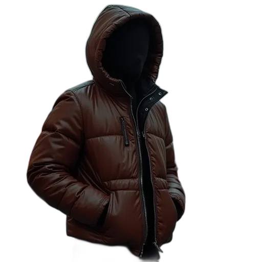 jacket, 3d render, patago, full transparent PNG cut-out