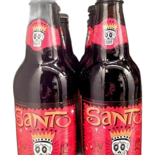 bottle, two, bottles, santo transparent PNG cut-out