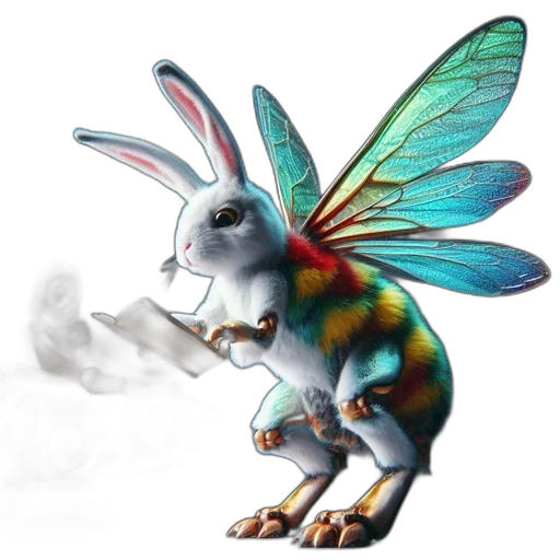 dragon, animal, creature, staff transparent PNG cut-out
