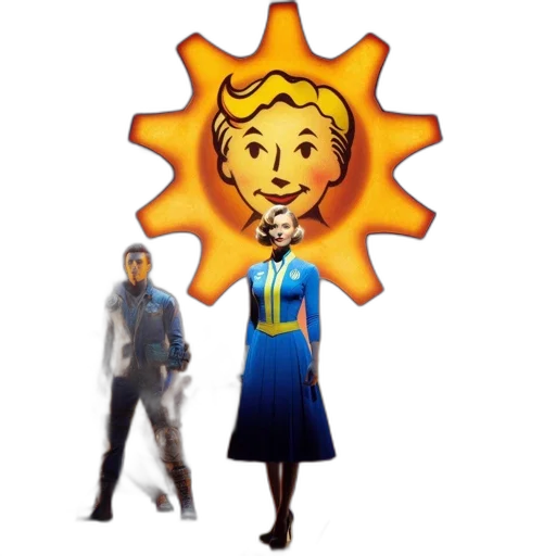 staff, crown, robot, concept art transparent PNG cut-out